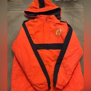 NCAA Oklahoma state Orange and Black men’s pullover jacket small